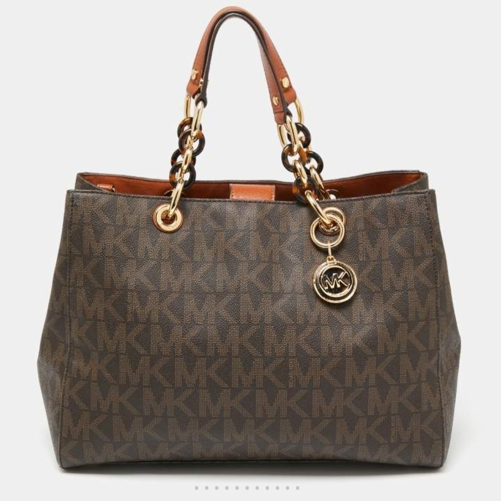 Michael Kors Brown Signature Tote Bag